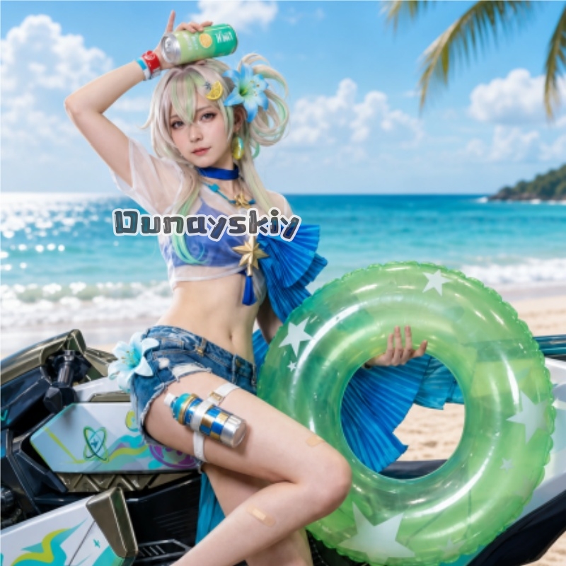 Party Games Summer - KS*16Wuthering Waves Lynae Summer Swimsuit Cosplay