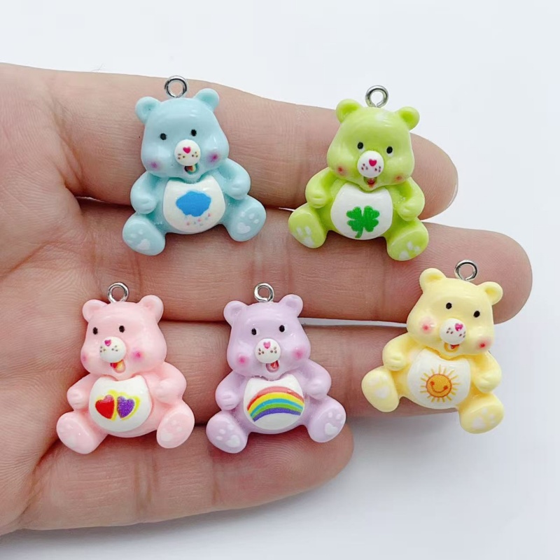 Party Games Spy - 10pcs cartoon animal charm pendant DIY