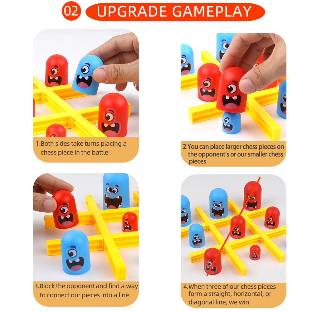 Funny Table Board Games Tic Ta - Tic Tac Toe Giant recension och pris