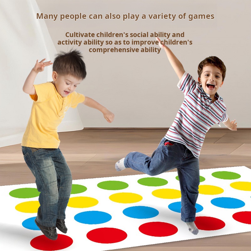 Family Party Game Twister Game - Party Games Indoor For 6 12 Year Olds recension och pris