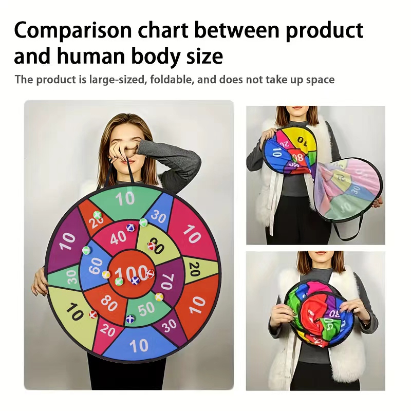 Sticky ball dart board -12 bal - Party Games Indoor For 6 12 Year Olds recension och pris