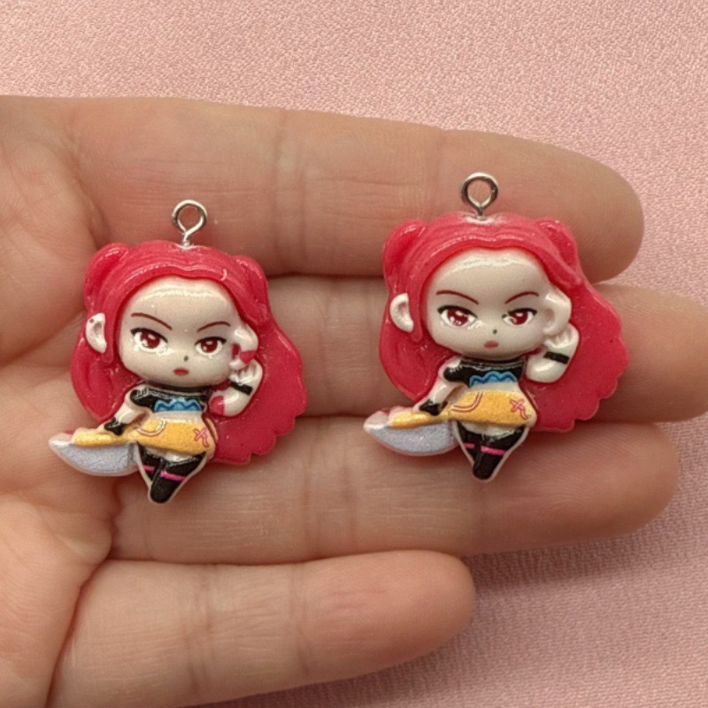 10pcs resin cartoon pendant, D - Party Games Spy recension och pris