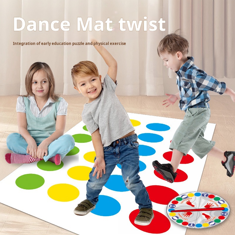 Family Party Game Twister Game - Party Games Indoor For 6 12 Year Olds recension och pris