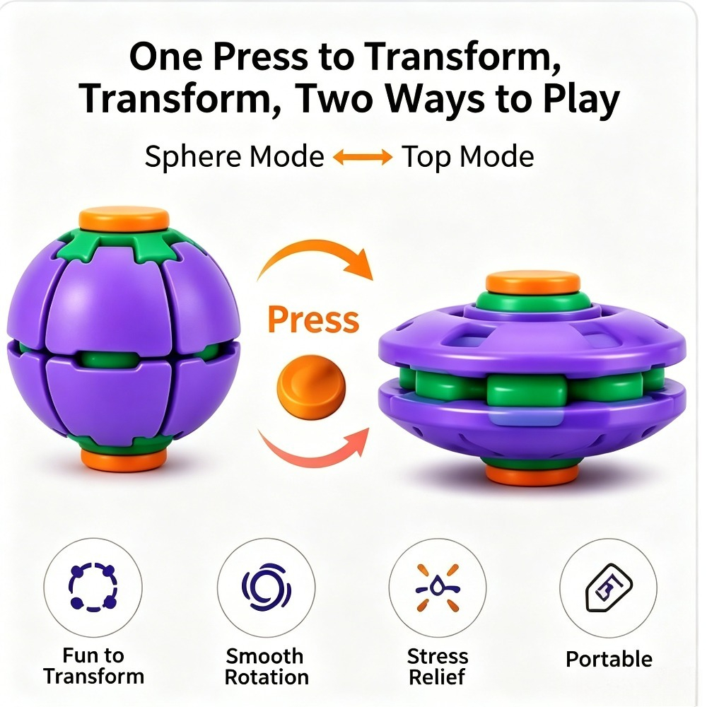 Transforming Fidget Spinner Ba - Party Games Spy recension och pris
