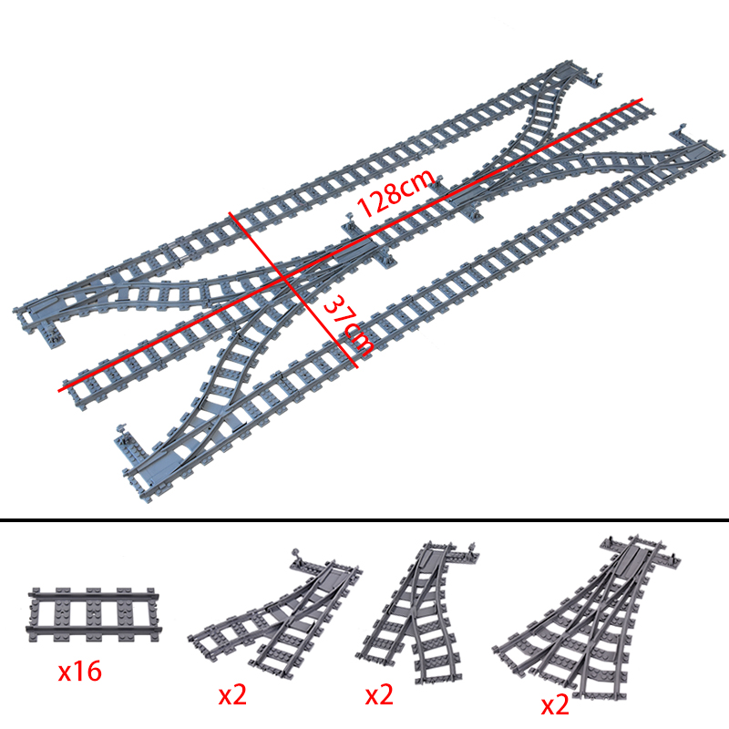 MOC City Train Rail Left and R - Lego Set Creator recension och pris