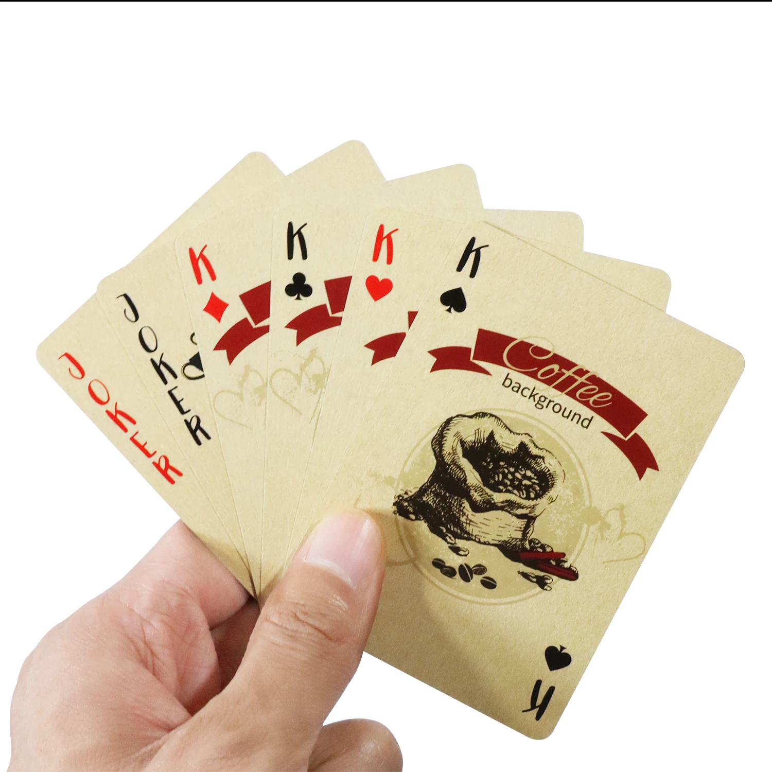 Coffee Paper Playing Cards Vin - Book Party Games recension och pris