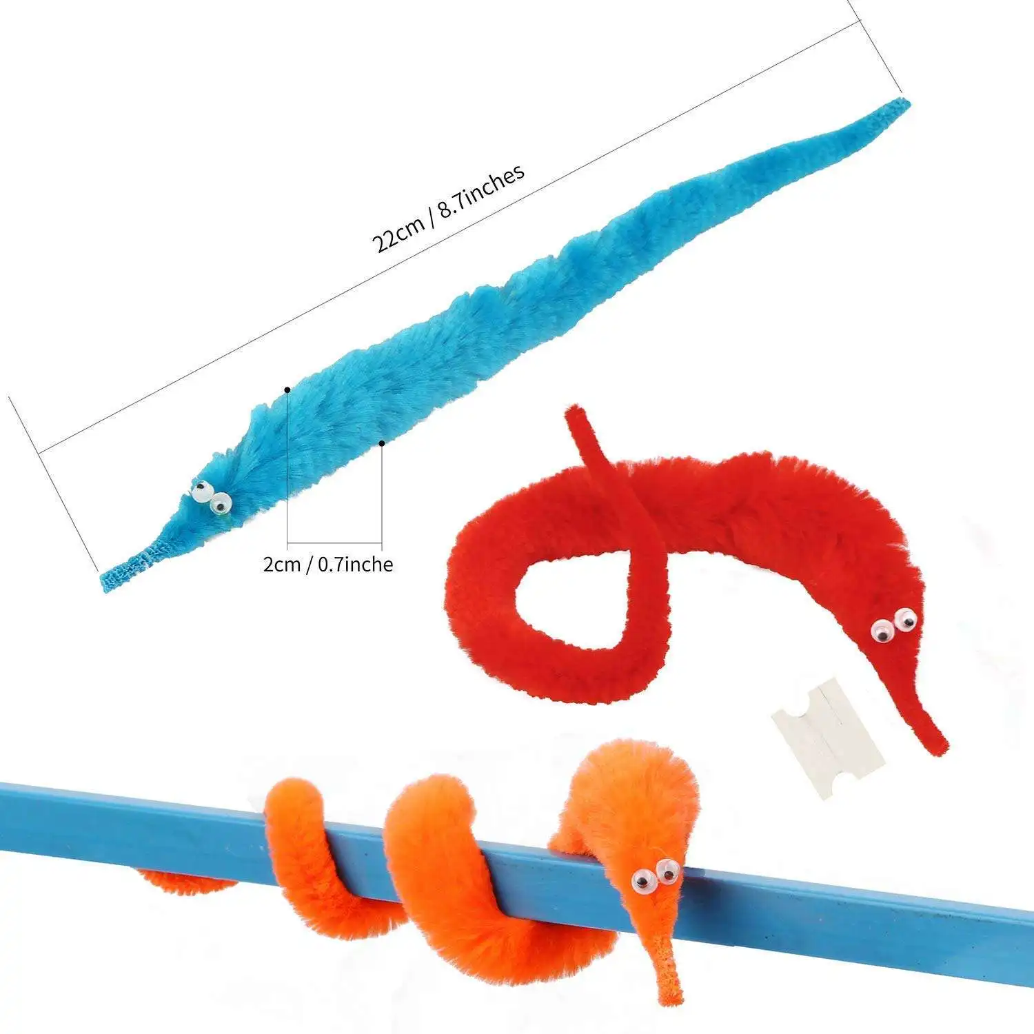 Funny Worm Magic Props Toys fo - Party Games Easy Kids recension och pris