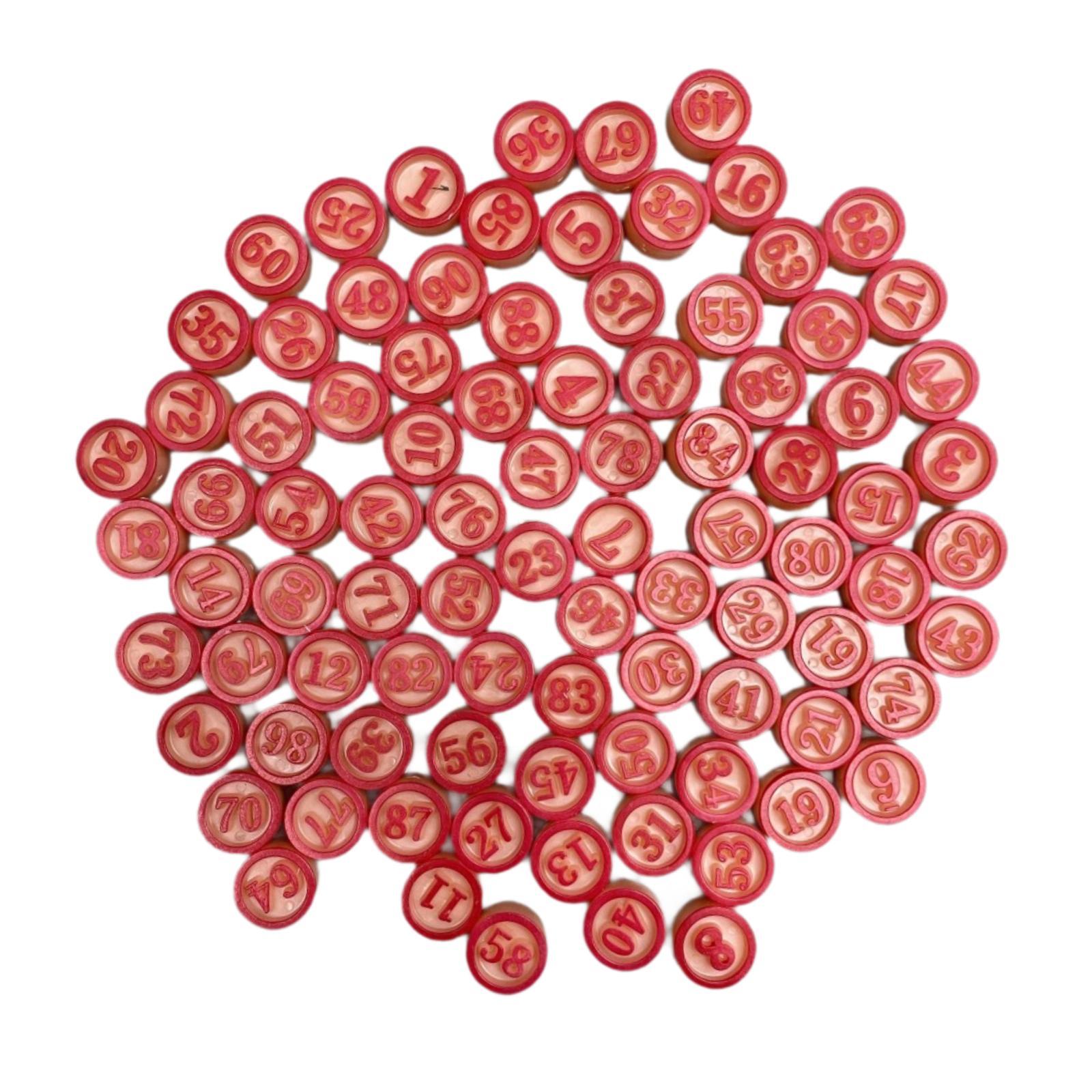 90x Bingo Chips for Kids Adult - Party Games Easy Kids recension och pris