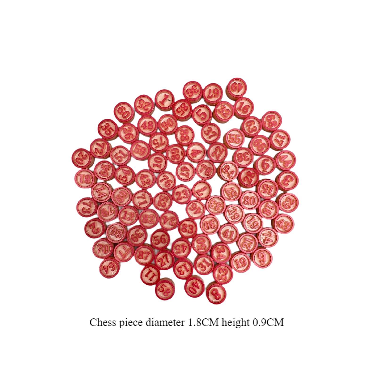 90x Bingo Chips for Kids Adult - Party Games Easy Kids recension och pris