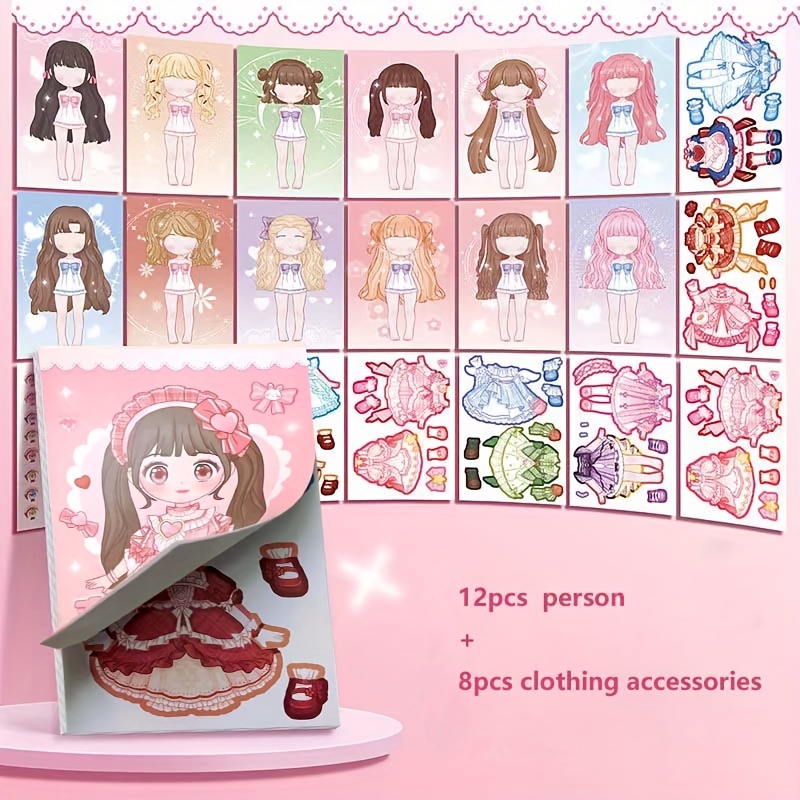 Dress Up Sticker Book Girl Sti - Book Party Games recension och pris