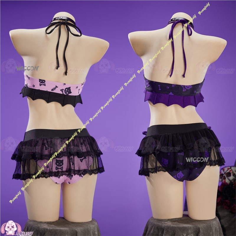 Jirai Kei Women Sexy TwoPieces - Party Games Summer recension och pris