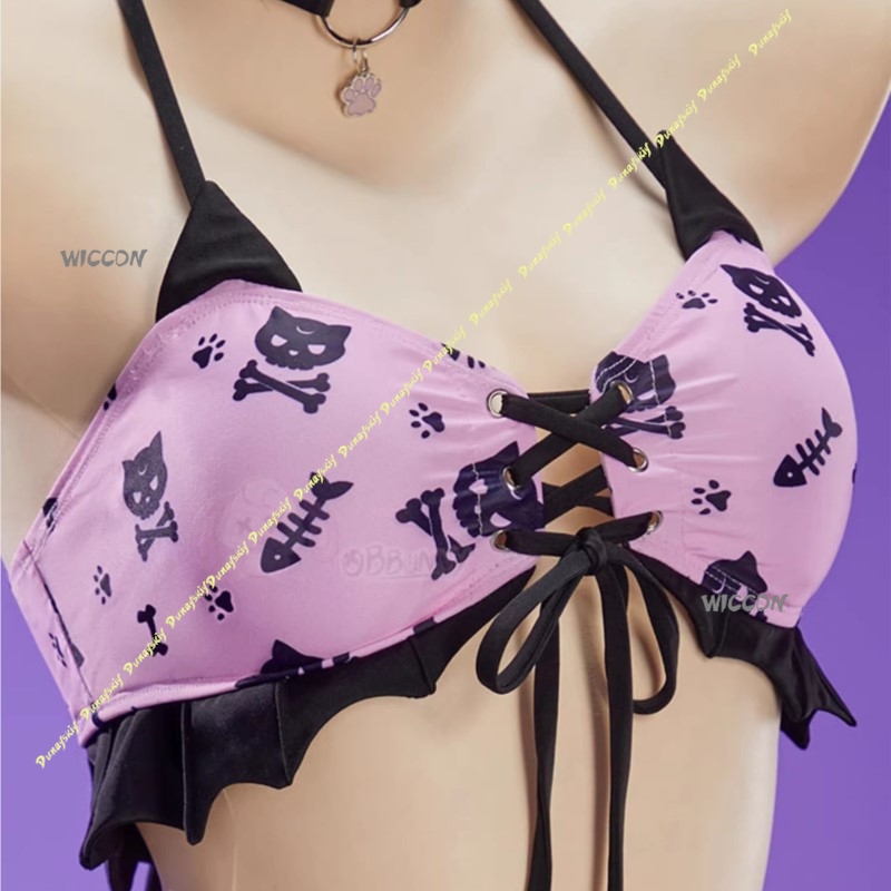 Jirai Kei Women Sexy TwoPieces - Party Games Summer recension och pris