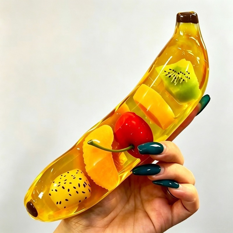Fruit Banana Jelly Squishy Toy - Party Games Spy recension och pris