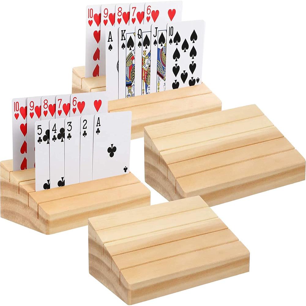 Hands-Free Wooden Playing Card - Book Party Games recension och pris